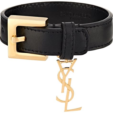 monogram ysl cuff|YSL saint laurent bracelets.